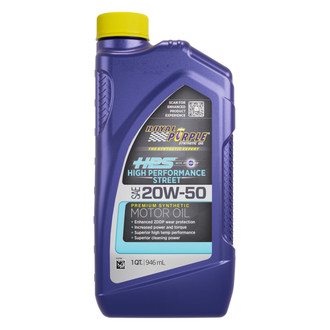Royal Purple® - HPS™ High Performance SAE 20W-50 Synthetic Motor Oil, 1 Quart x 6 Bottles