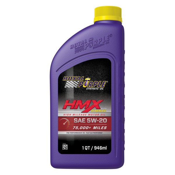 Royal Purple® - HMX™ Synerlec technology SAE 5W-20 Synthetic Motor Oil, 1 Quart x 6 Bottles