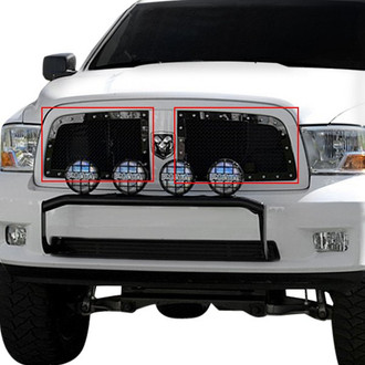 Royalty Core® - 2-Pc RC1 Classic Design Satin Black 10.0 Power Mesh Main Grille