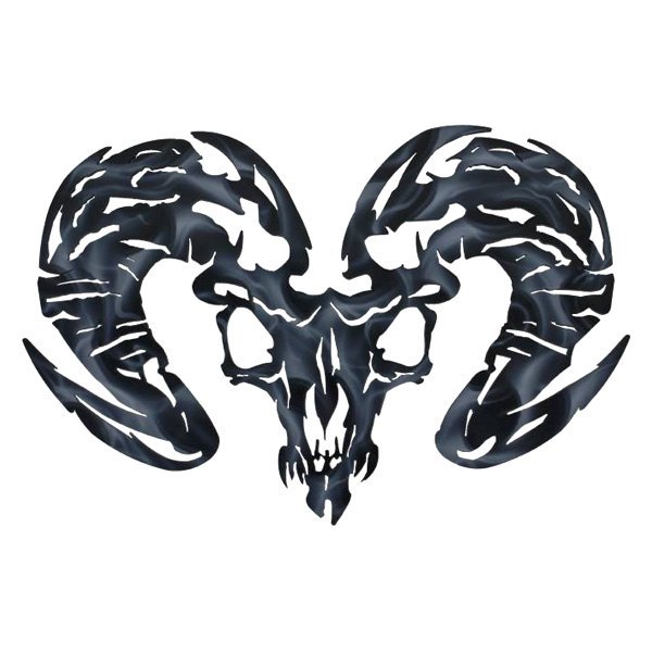 Royalty Core® - Ram Skull Airbrushed Emblem