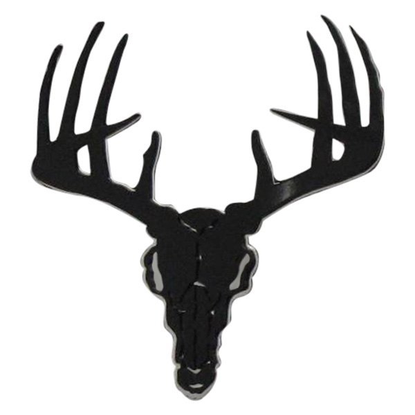 Royalty Core® 14104 - Deer Skull Gloss Black Emblem