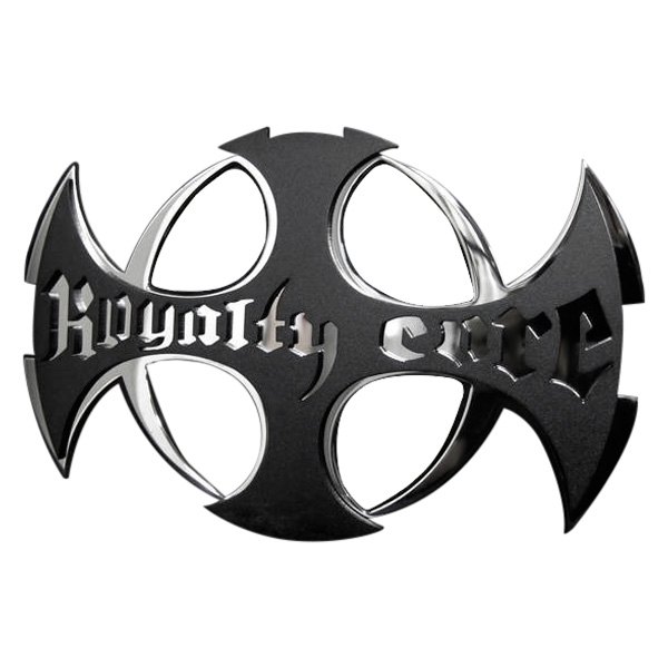 Royalty Core® - Royalty Core 2-Tone Satin Black & Chrome Hitch Cover for 2" Receivers