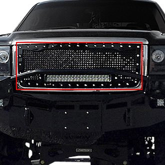 Royalty Core® - 1-Pc RC1X Incredible LED Design Custom Painted Mesh Main Grille