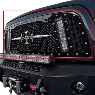 Royalty Core® - 1-Pc RCX Explosive Dual LED Design Custom Painted Mesh Main Grille
