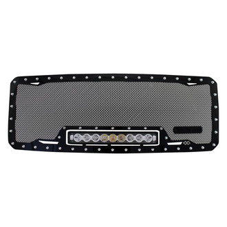 Royalty Core® - 1-Pc RC1X Incredible LED Design Custom Painted Mesh Main Grille