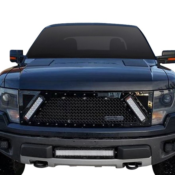 Royalty Core® - 1-Pc RCX Explosive Dual LED Design Custom Painted Mesh Main Grille