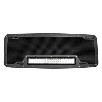 Royalty Core® - 1-Pc RCRX LED Race Line Design Custom Painted Mesh Main Grille