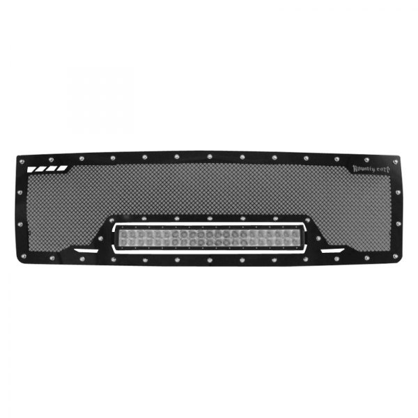 Royalty Core® - 1-Pc RCRX LED Race Line Design Custom Painted Mesh Main Grille