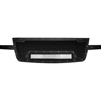Royalty Core® - 1-Pc RCRX LED Race Line Design Custom Painted Mesh Main Grille