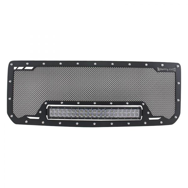 Royalty Core® - 1-Pc RCRX LED Race Line Design Custom Painted Mesh Main Grille