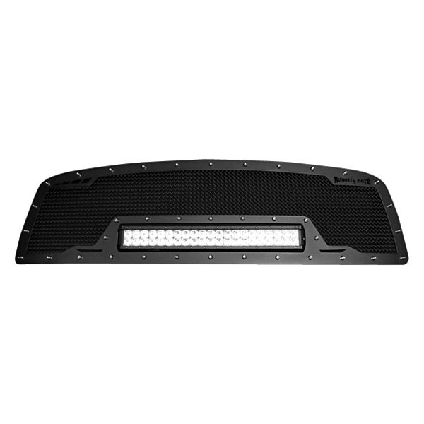 Royalty Core® - 1-Pc RCRX LED Race Line Design Custom Painted Mesh Main Grille