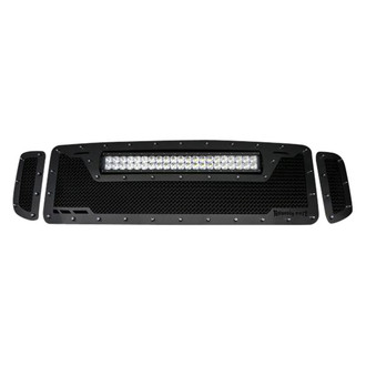 Royalty Core® - 1-Pc RCRX LED Race Line Design Custom Painted Mesh Main Grille