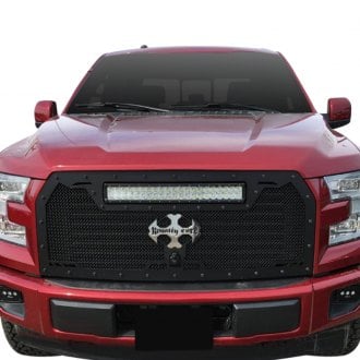 Royalty Core® - 1-Pc RCRX LED Race Line Design Custom Painted Mesh Main Grille