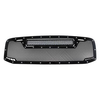 Royalty Core® - 1-Pc RCRX LED Race Line Design Custom Painted Mesh Main Grille
