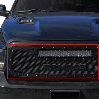 Royalty Core® - 1-Pc RCRX LED Race Line Design Custom Painted Mesh Main Grille