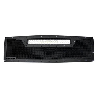 Royalty Core® - 1-Pc RCRX LED Race Line Design Custom Painted Mesh Main Grille