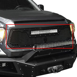 Royalty Core® - 1-Pc RCRX LED Race Line Design Custom Painted Mesh Main Grille
