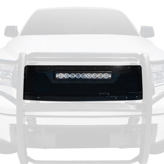 Royalty Core® - 1-Pc RCRX LED Race Line Design Custom Painted Mesh Main Grille