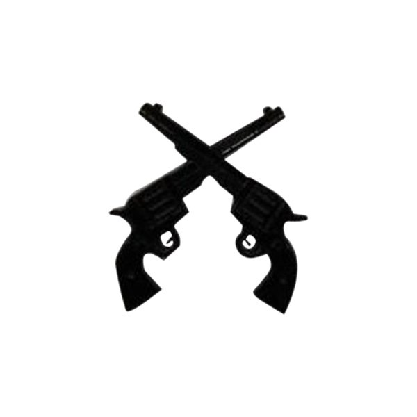 Royalty Core® - Crossed Revolver Gloss Black Emblem
