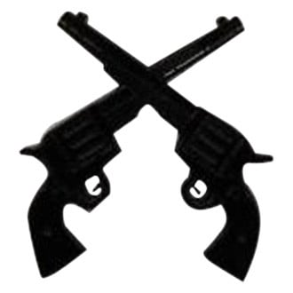 Royalty Core® - Crossed Revolver Gloss Black Emblem