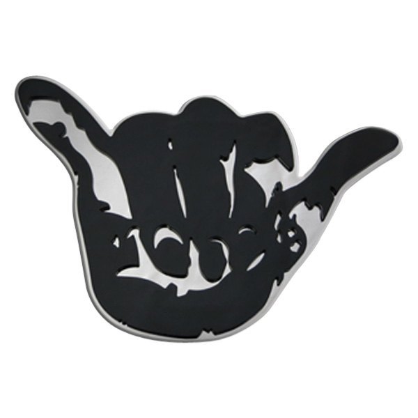 Royalty Core® - "Hang Loose" Sign Gloss Black Emblem