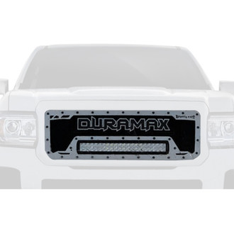 Royalty Core® - 1-Pc RCRX LED Race Line Design Custom Painted Mesh Main Grille