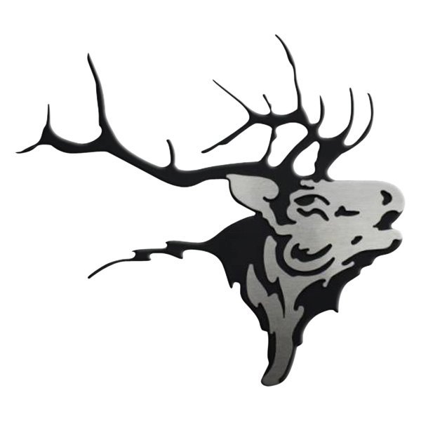 Royalty Core® - Elk Skull Chrome Emblem