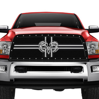 Royalty Core® - 1-Pc RCR2 Classic Ram Design Custom Painted Mesh Main Grille