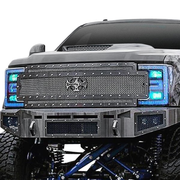 Royalty Core® - 1-Pc RC7 Layered Design Custom Painted Mesh Main Grille