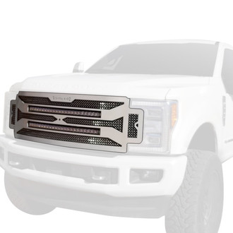 Royalty Core® - RC4 Double X Layered Design Custom Painted Mesh Main Grille with 2 x 30" LED Light Bar