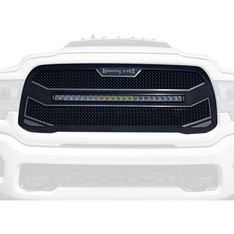 Royalty Core® 19003 - 1-Pc RC4X Layered Design Custom Painted Mesh Main Grille with 1 x 30" LED Light Bar