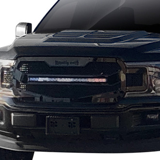 Royalty Core® - 1-Pc RC4X Layered Design Custom Painted Mesh Main Grille with 1 x 30" LED Light Bar