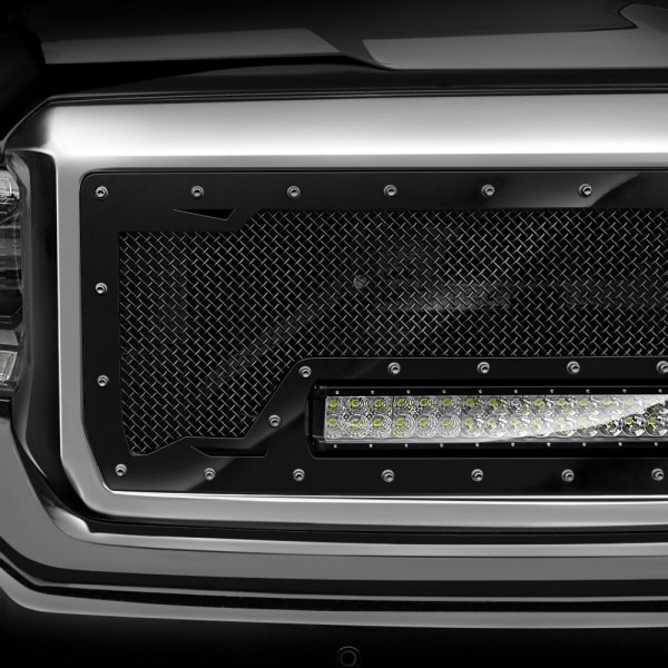 Royalty Core® - 1-Pc RC1X LED Incredible Design Chrome Mesh Main Grille