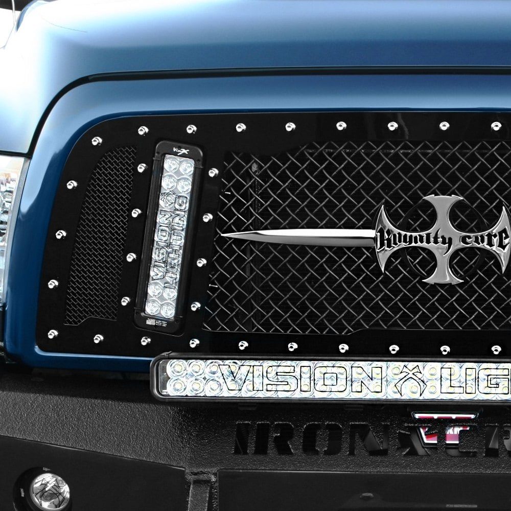 RALLI☆ページ Amazon.com: SPEC-D TUNING Glossy Black Mesh Grille w/LED