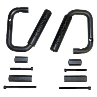 RT Off-Road® - Textured Black Powder Coat Front Grab Handle Set