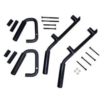 RT Off-Road® - Textured Black Powder Coat Front and Rear Grab Handle Set