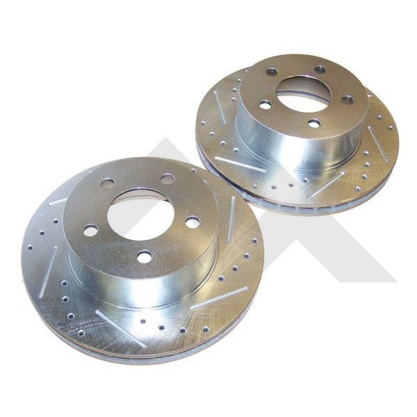 RT Off-Road® - Drilled and Slotted Rear Brake Rotors