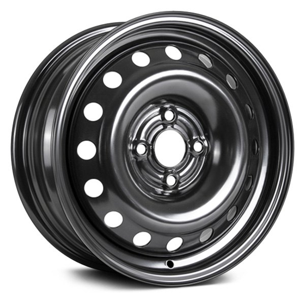 Rt® 15 Steel Wheel 4 Lug X99123n Wheels Black Rims X99123n