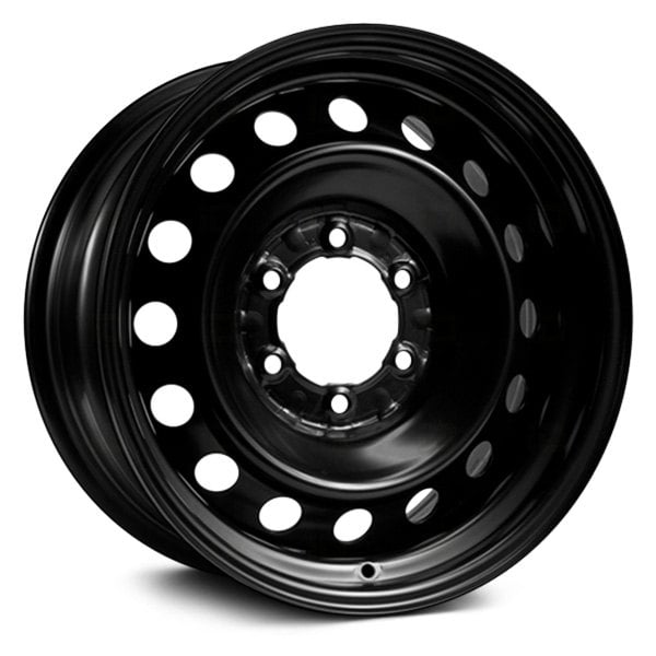 RT® 16" STEEL WHEEL 6 LUG X45483 Wheels Black Rims