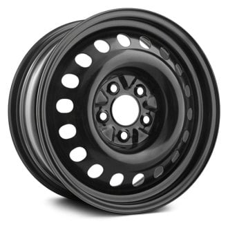 17 Inch Steel Wheels - Black, Truck, Original Rims 