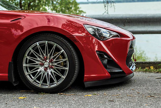 Crystal Black Machined Face on Scion FR S 5
