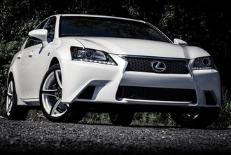 Illusion White with Black Face on Lexus
