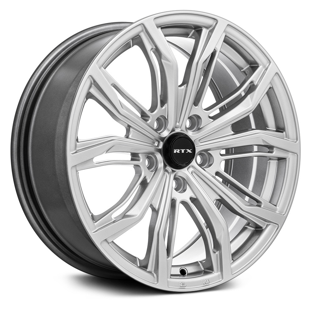 RTX® BLACK WIDOW Wheels - Hyper Silver Rims - 083255