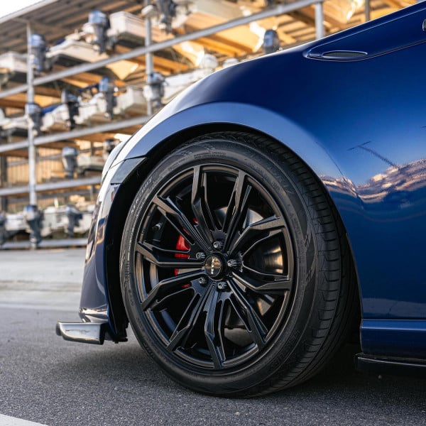 RTX® BLACK WIDOW Wheels - Satin Black Rims - 081633