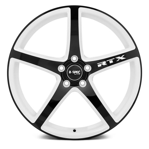 RTX® ILLUSION Wheels - White with Black Face Rims