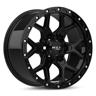 RTX® - STORM Gloss Black with Milled Rivets
