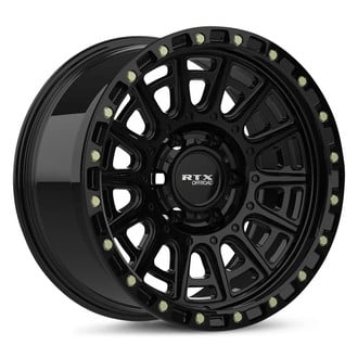 RTX® - STRIKER Gloss Black with Milled Rivets