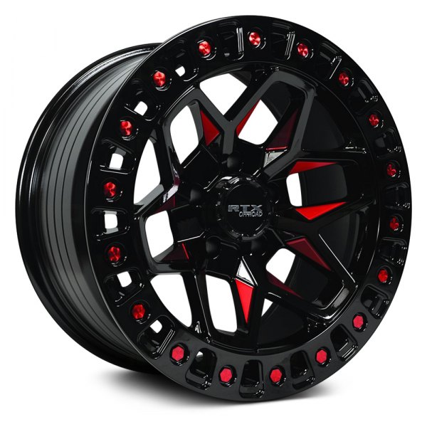 RTX® - ZION Black with Milled Red Accents