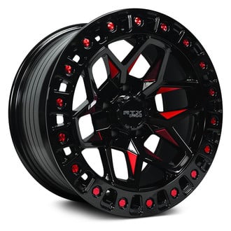 RTX® - ZION Black with Milled Red Accents