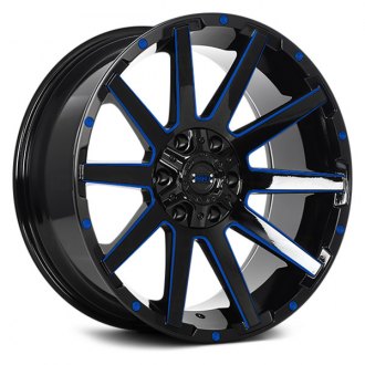 RUFFINO HARD® - SINNER Gloss Black with Blue Milling